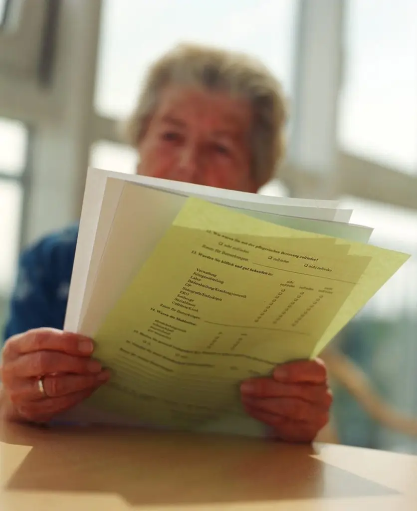 Dokumente zur Rehabilitation in der Geriatrischen Rehaklinik Welzheim